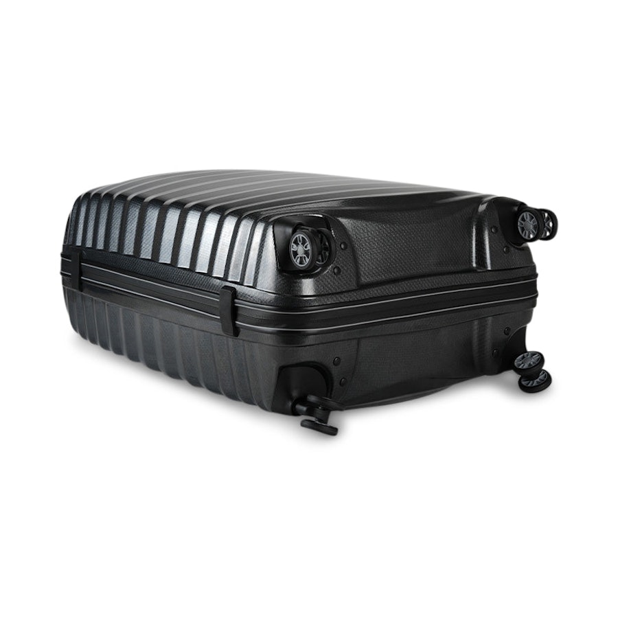 Samsonite Lite-Shock Sport 55cm & 75cm CURV Luggage Set Black Black