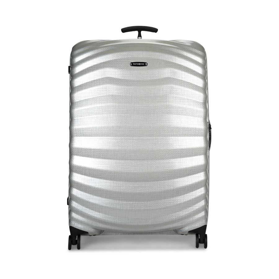 Samsonite Lite-Shock Sport 81cm CURV Checked Suitcase Silver Silver