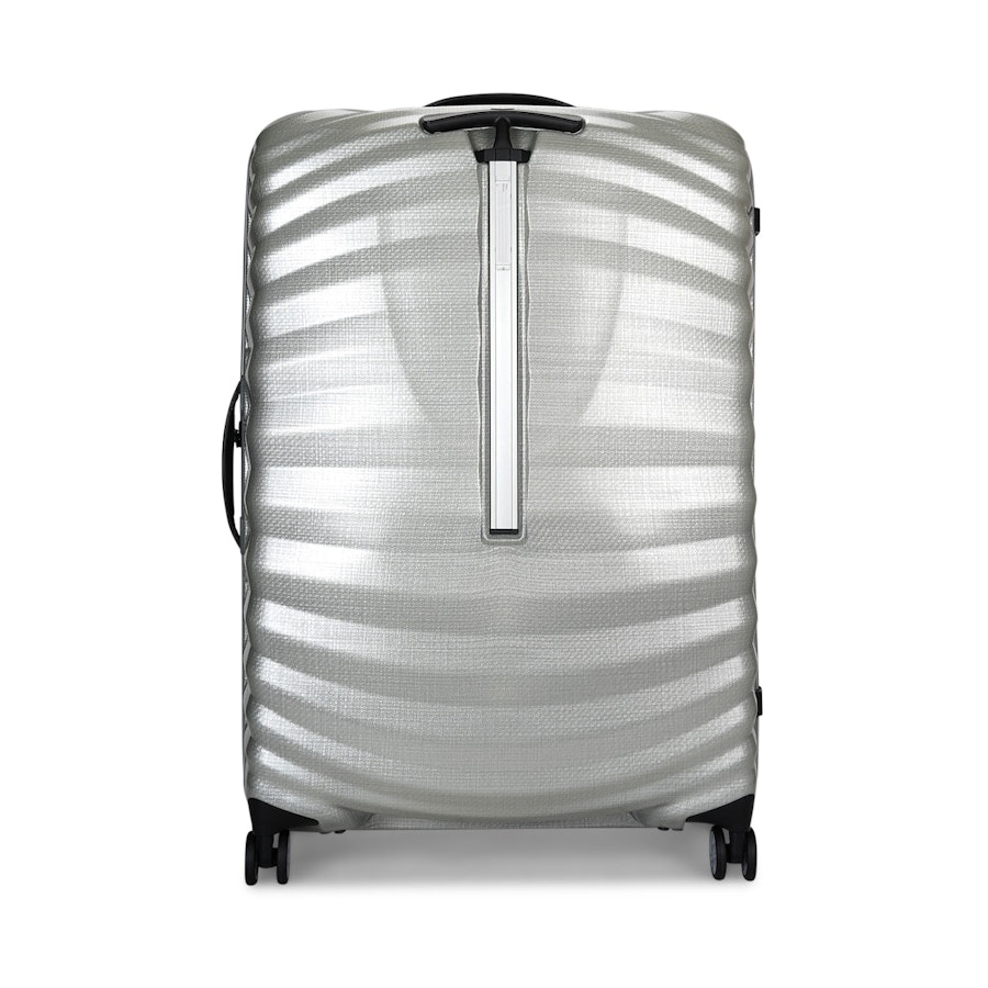 Samsonite Lite-Shock Sport 81cm CURV Checked Suitcase Silver Silver