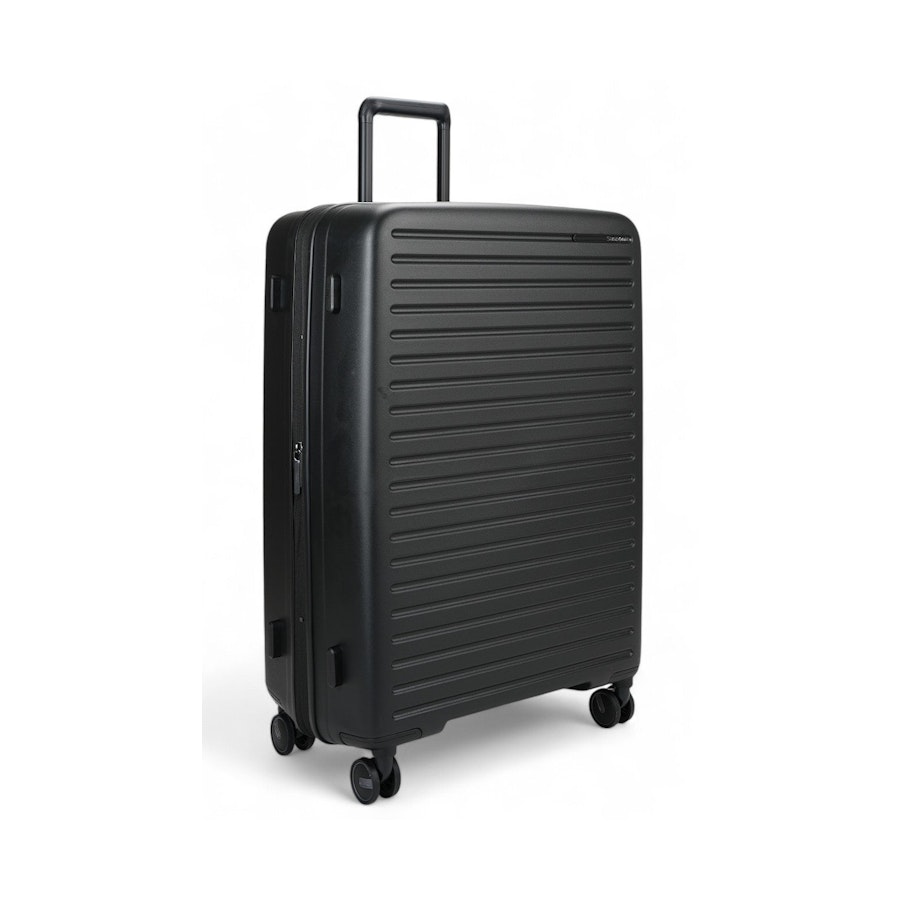 Samsonite Restackd 55cm & 75cm Hardside Luggage Set Black Black