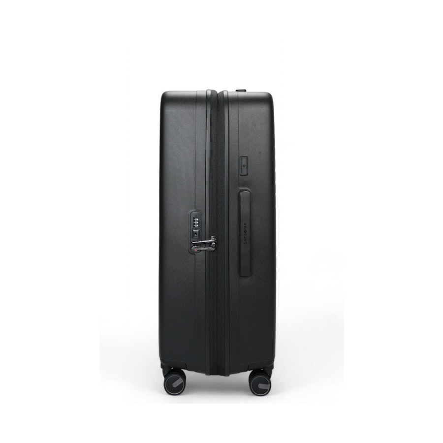 Samsonite Restackd 55cm & 75cm Hardside Luggage Set Black Black