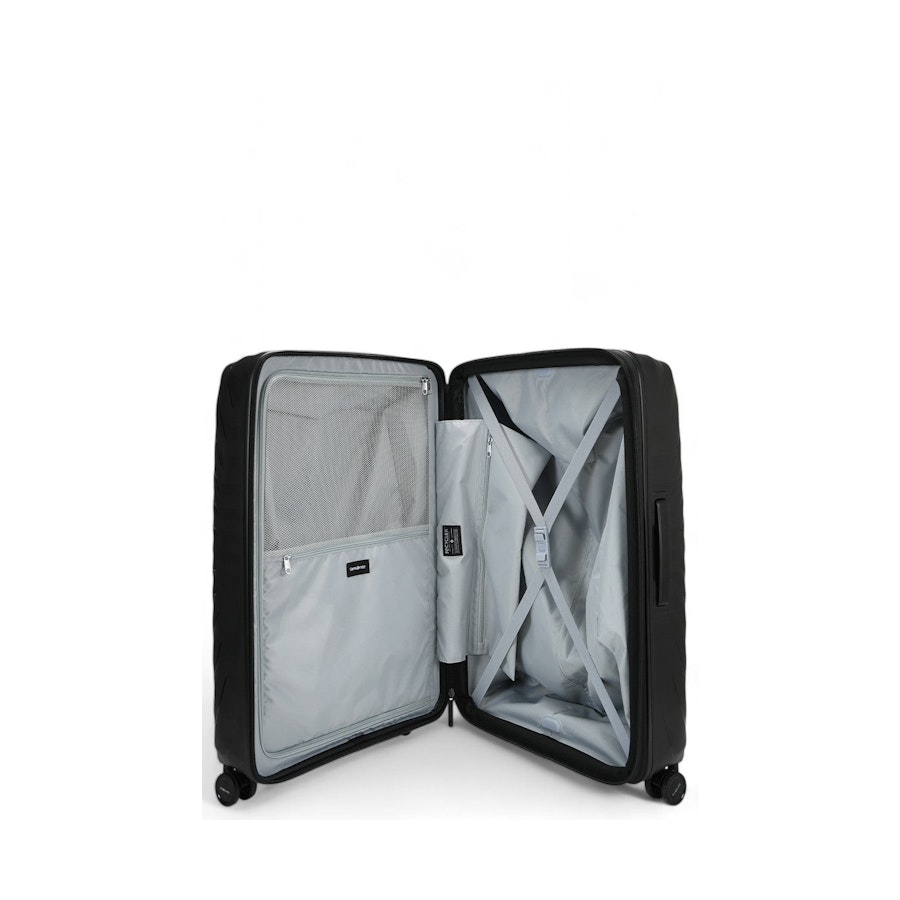 Samsonite Octolite Neo 75cm Hardside Checked Suitcase Black Black