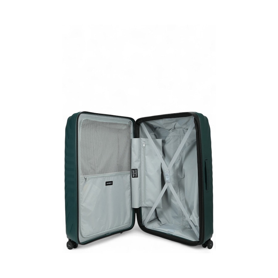 Samsonite Octolite Neo 81cm Hardside Checked Suitcase Emerald Green Emerald Green