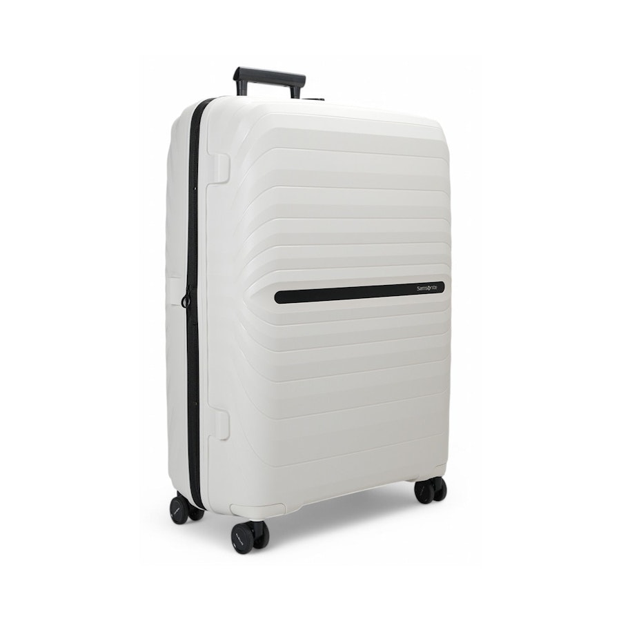 Samsonite Octolite Neo 81cm Hardside Checked Suitcase Off-White Off-White