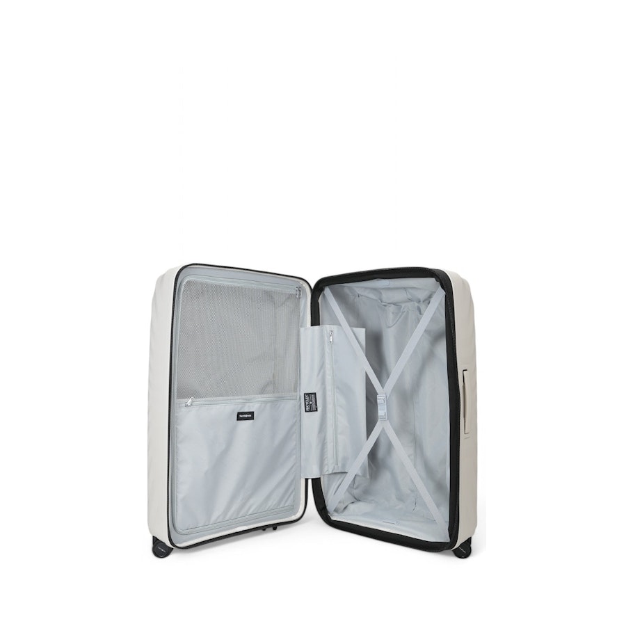 Samsonite Octolite Neo 81cm Hardside Checked Suitcase Off-White Off-White