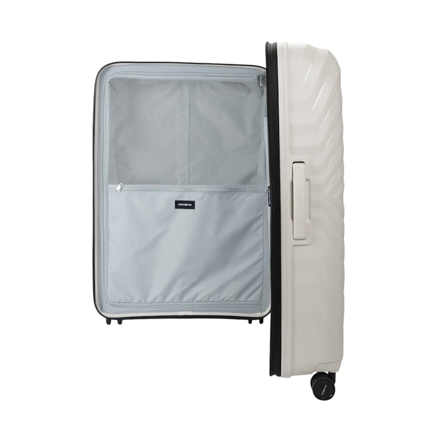 Samsonite Octolite Neo 81cm Hardside Checked Suitcase Off-White Off-White