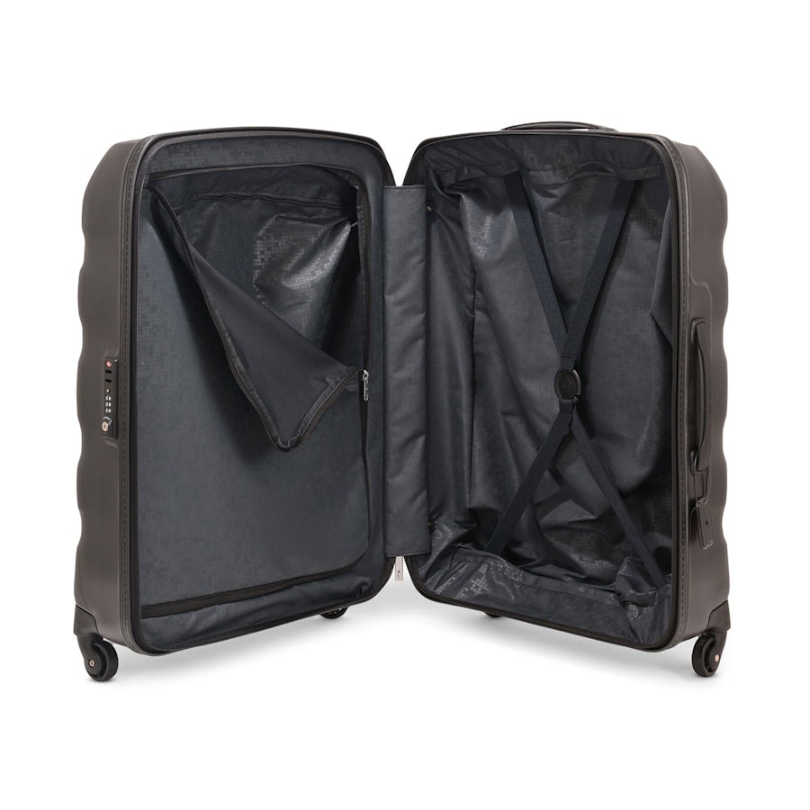 Samsonite Engenero Diamond 55cm & 69cm Hardside Luggage Set Black Black