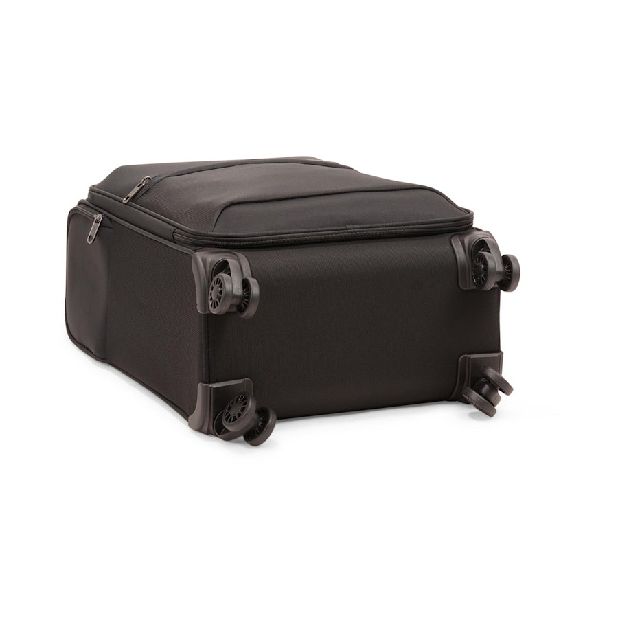 Samsonite 72 HOURS DLX 55cm Softside Spinner Suitcase Black Black