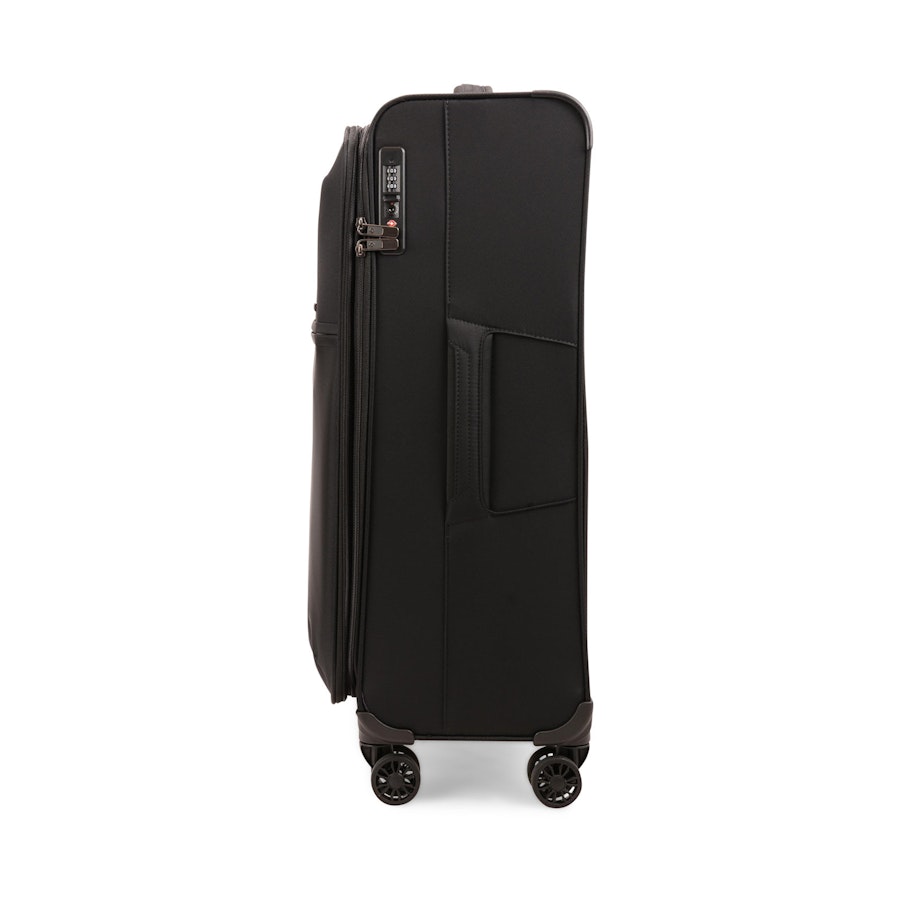 Samsonite 72 HOURS DLX 71cm Softside Spinner Suitcase Black Black