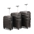 Samsonite Engenero Diamond 55cm, 69cm & 75cm Hardside Luggage Set Black
