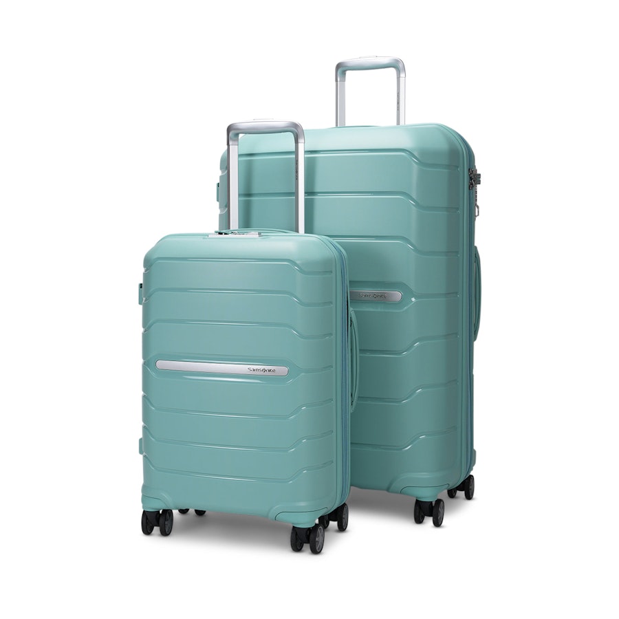 Samsonite Oc2lite 55cm & 75cm Hardside Luggage Set Aqua Aqua