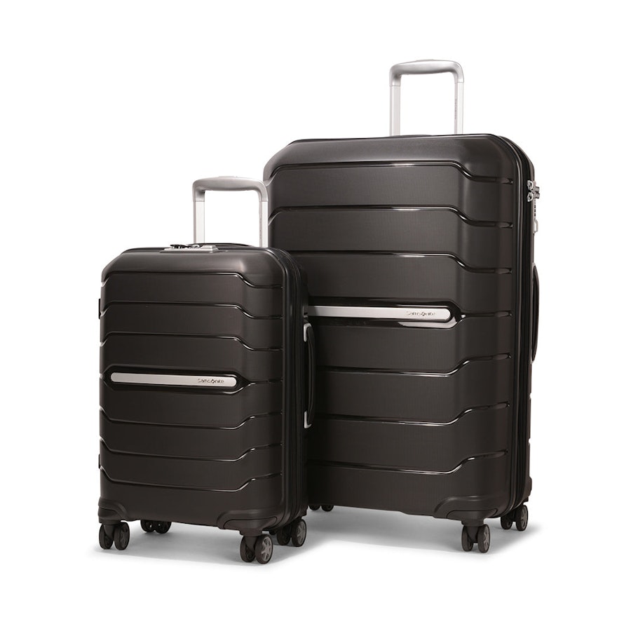 Samsonite Oc2lite 55cm & 75cm Hardside Luggage Set Black Black