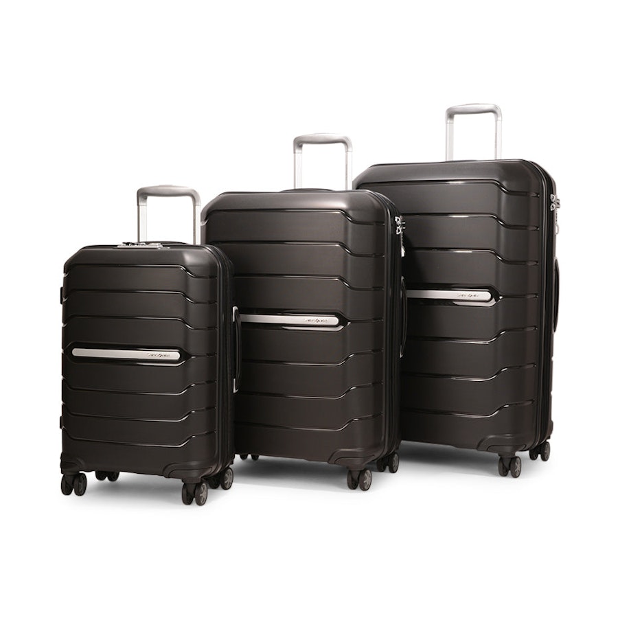 Samsonite Oc2lite 55cm, 68cm & 75cm Hardside Luggage Set Black Black