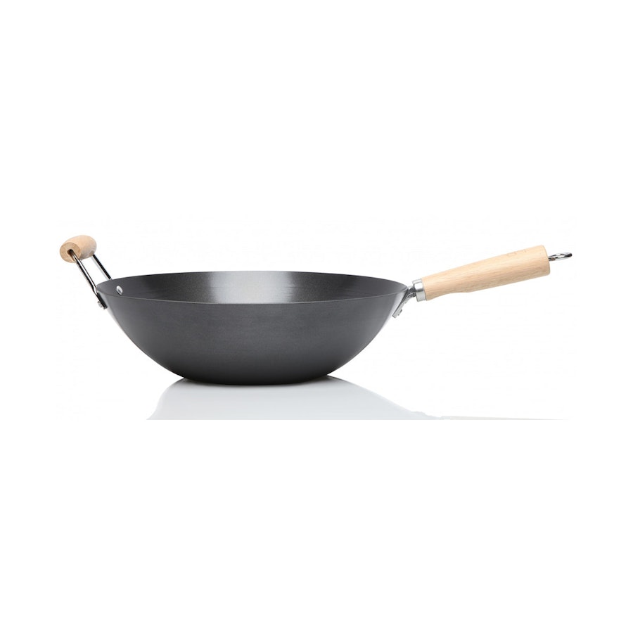 Stanley Rogers 35cm Non-Stick Wok Black Black