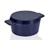 Stanley Rogers Cast Iron 24cm (3.5L) French Oven Grill Duo Midnight Blue
