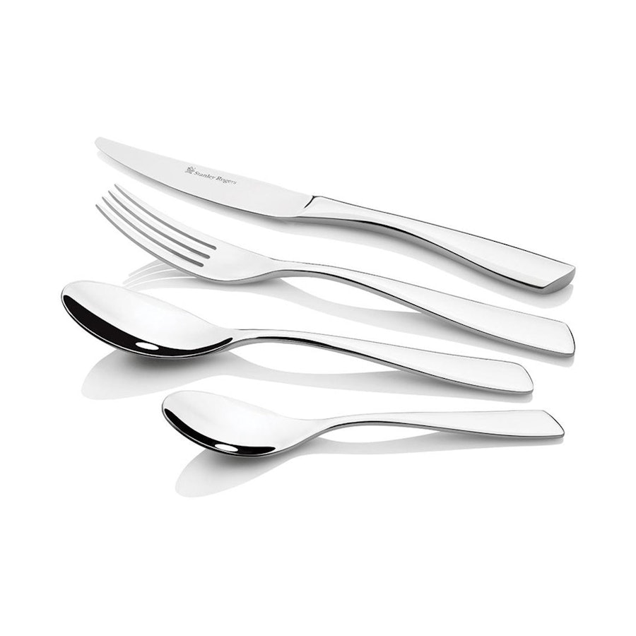 Stanley Rogers Soho 24 Piece Cutlery Set Stainless Steel Stainless Steel