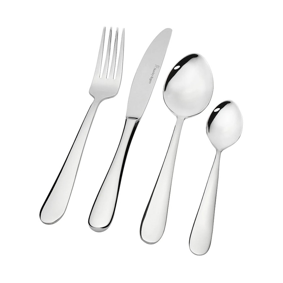 Stanley Rogers Albany 24 Piece Cutlery Set Stainless Steel Stainless Steel