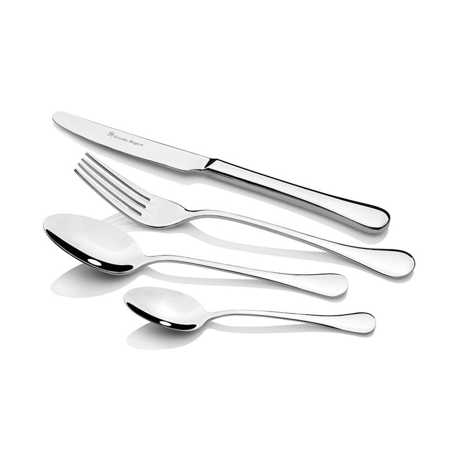 Stanley Rogers Modena 56 Piece Cutlery Set Stainless Steel Stainless Steel
