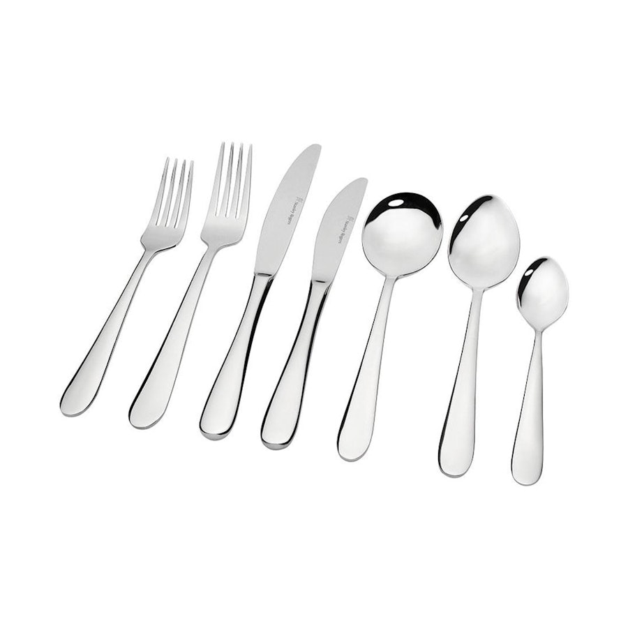 Stanley Rogers Albany 56 Piece Cutlery Set Stainless Steel Stainless Steel