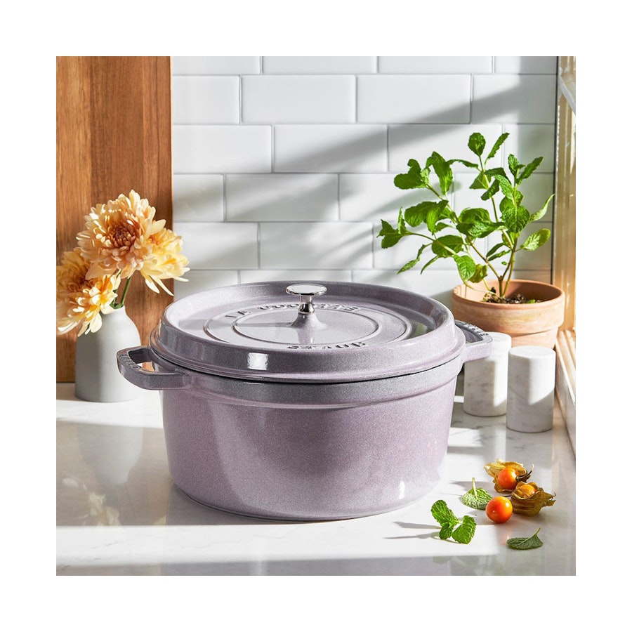 Staub 20cm (2.2L) Round Cocotte Blossom Blossom