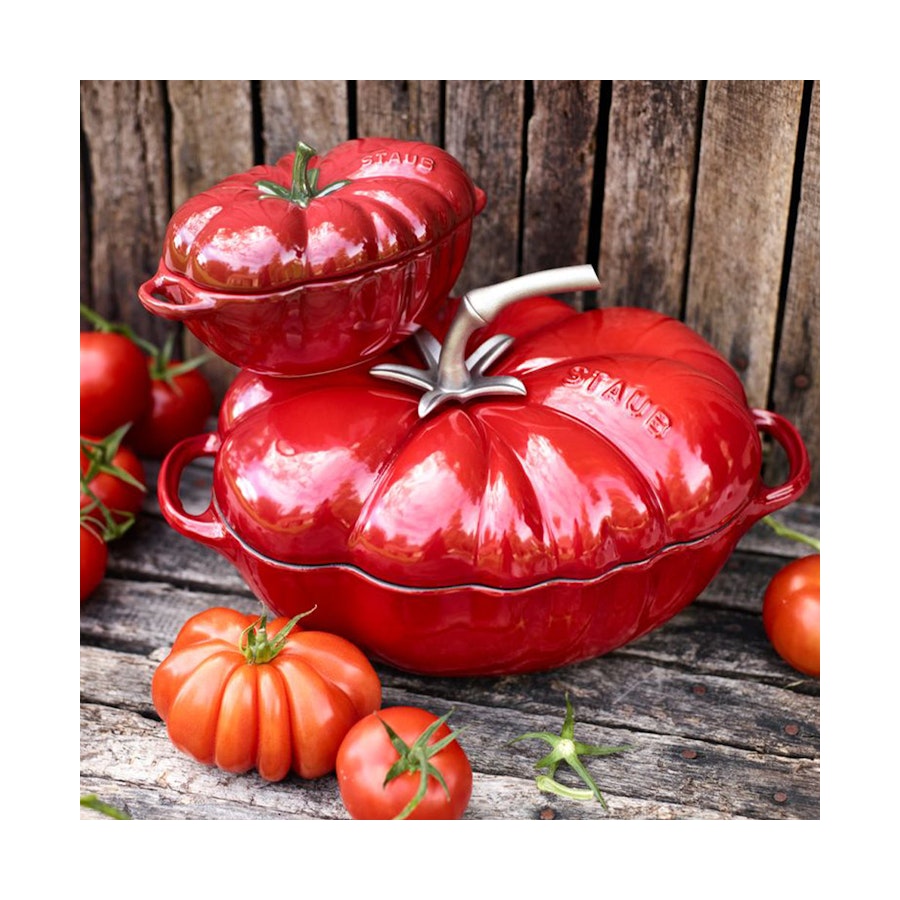 Staub 25cm (2.9L) Tomato Cocotte Cherry Red Cherry Red