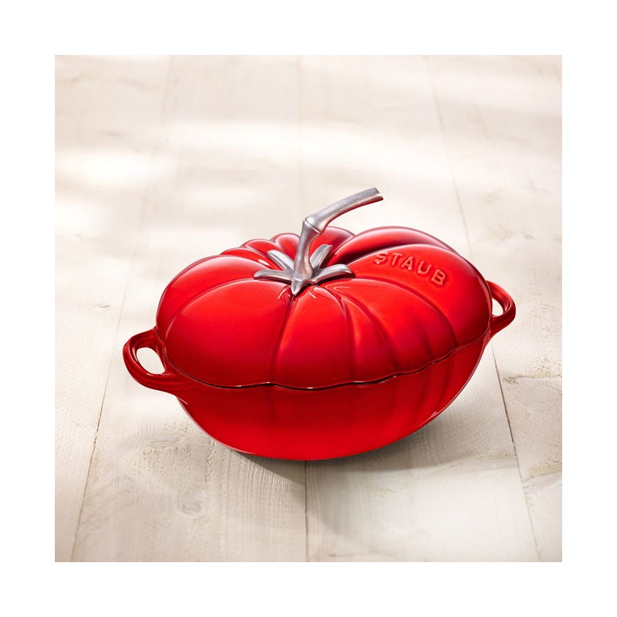 Staub 25cm (2.9L) Tomato Cocotte Cherry Red Cherry Red