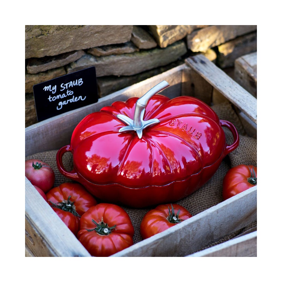 Staub 25cm (2.9L) Tomato Cocotte Cherry Red Cherry Red