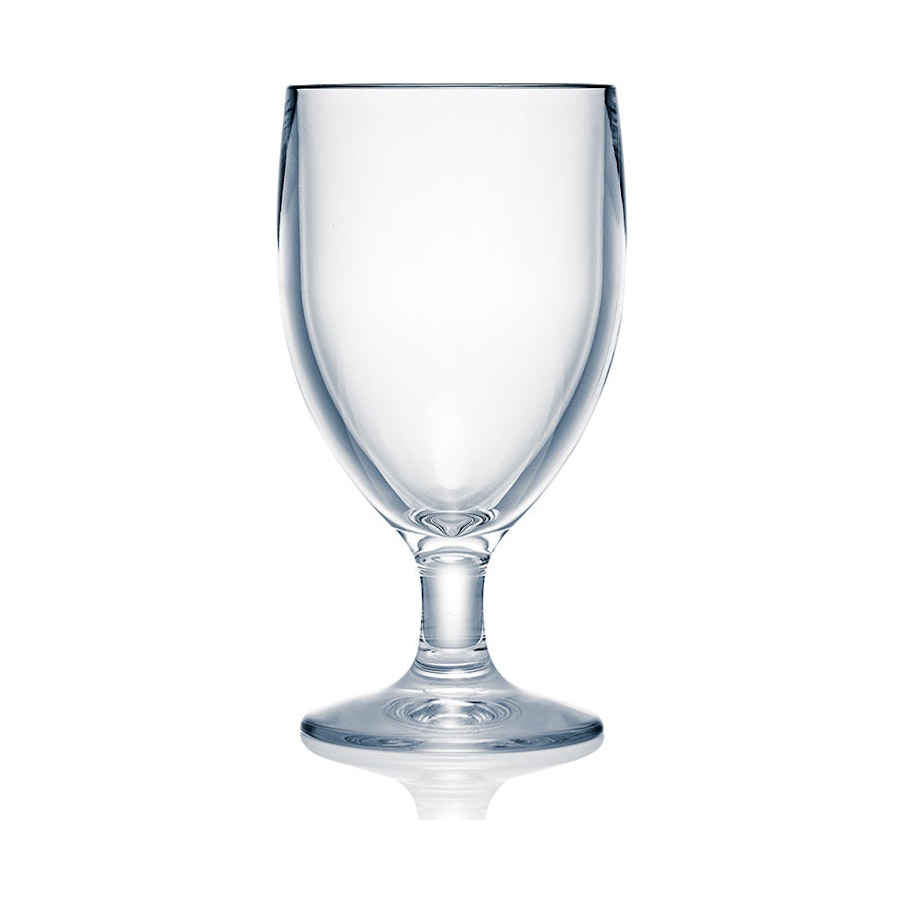 Strahl Design+ 296ml Plastic Goblet Gift Pack of 4 Clear Clear