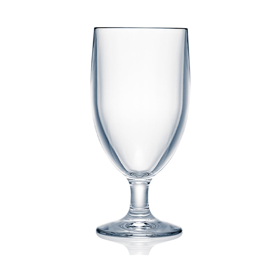 Strahl Design+ 355ml Plastic Goblet Set of 4 Clear Clear