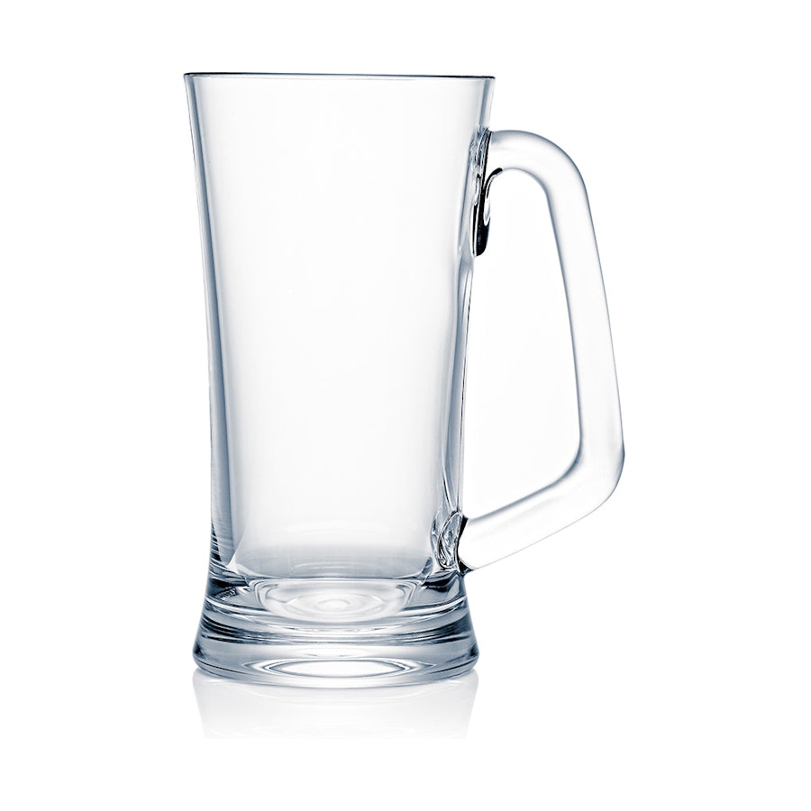 Strahl Design+ 512ml Plastic Beer Mug Set of 4 Clear Clear