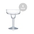 Strahl Design+ 473ml Plastic Margarita Glass Set of 4 Clear