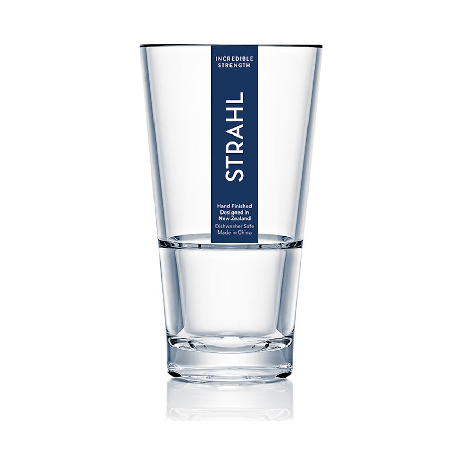 Strahl CapellaStack 296ml Plastic Highball Tumbler Set of 4 Clear Clear