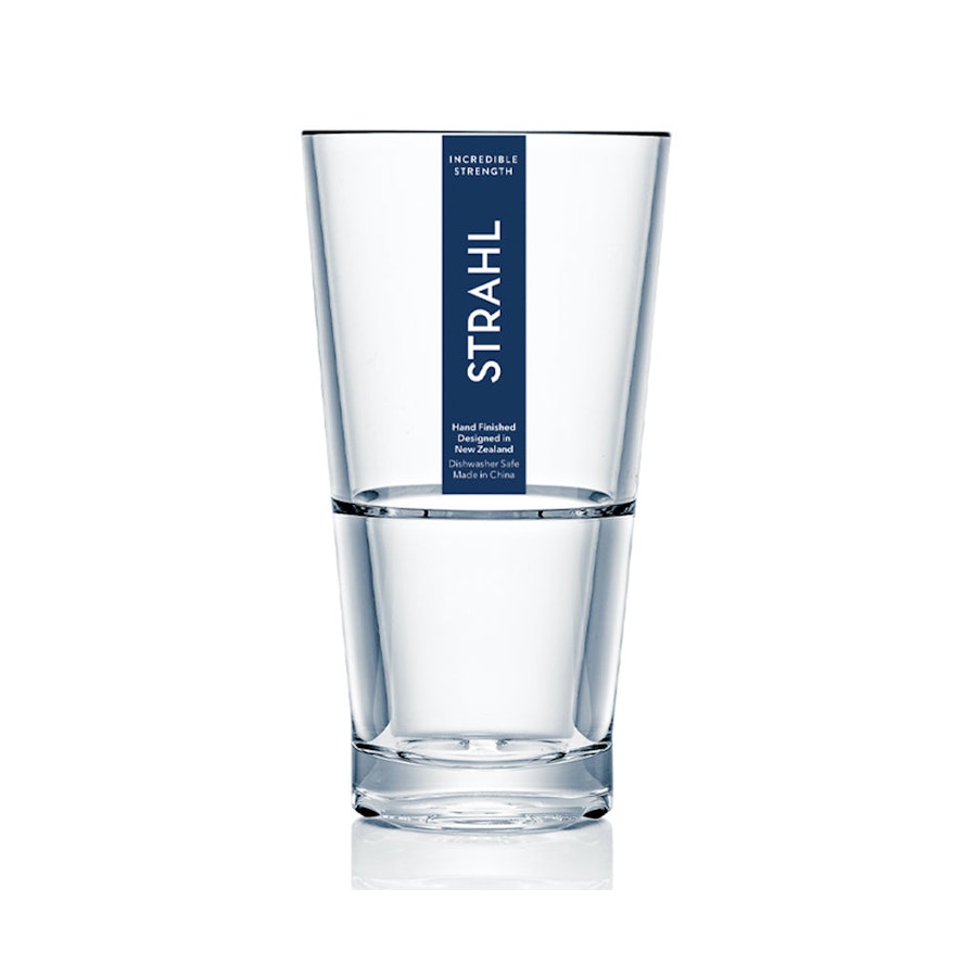 Strahl CapellaStack 355ml Plastic Highball Tumbler Set of 4 Clear Clear