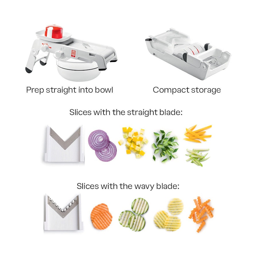 Tupperware MandoChef White White