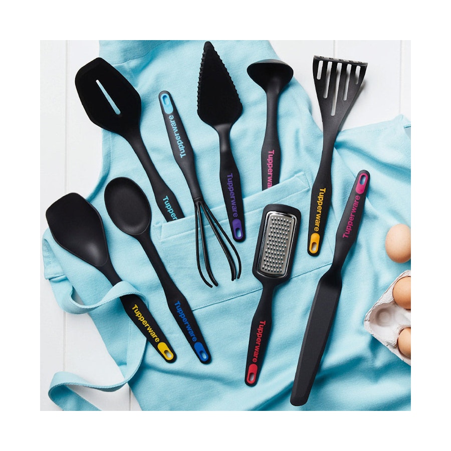 Tupperware KP Serving Spoon Black Black