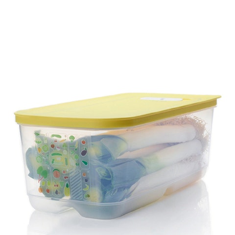 Tupperware VentSmart Rectangle Large High 6.1L Container Yellow