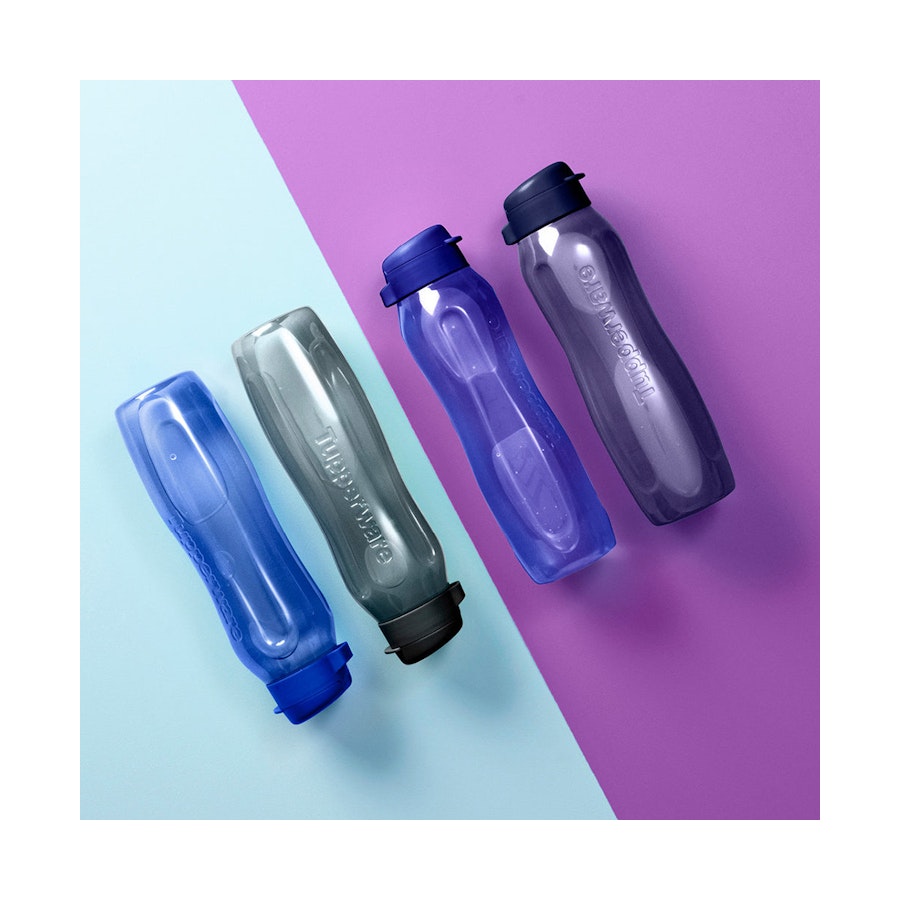 Tupperware Gen II Eco Bottle 1L (Set of 4) Multi Coloured Multi Coloured