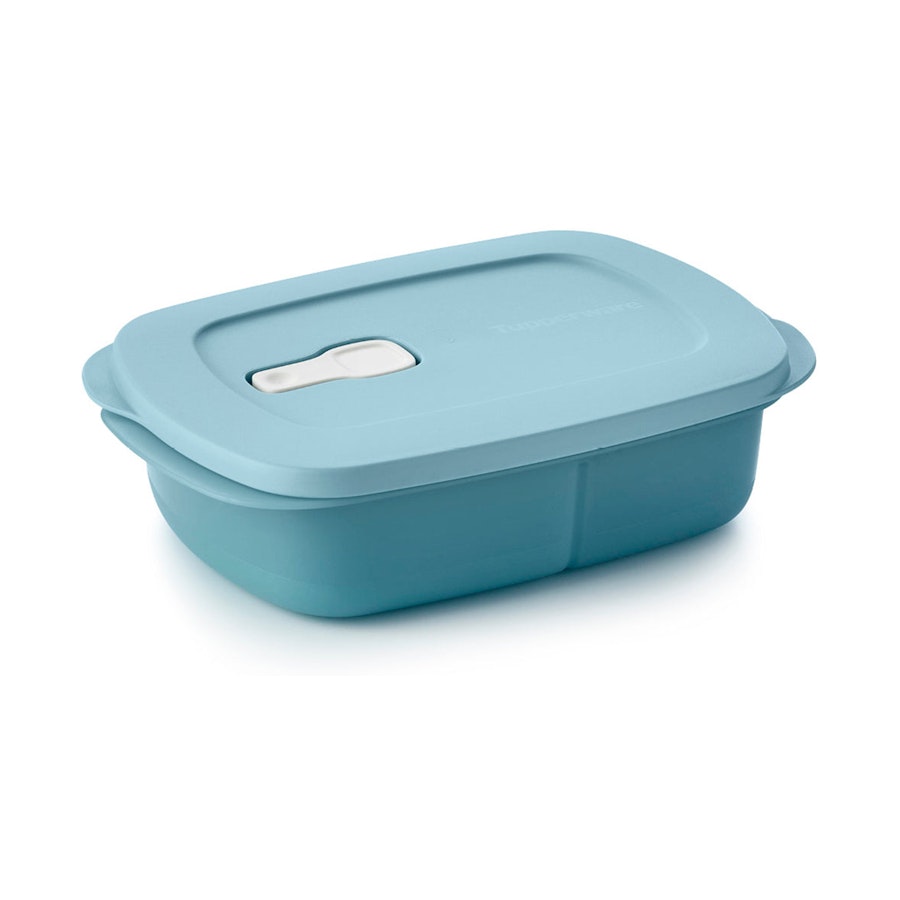 Tupperware Store, Serve & Go Lunchbox 1L Dolphin Blue Dolphin Blue