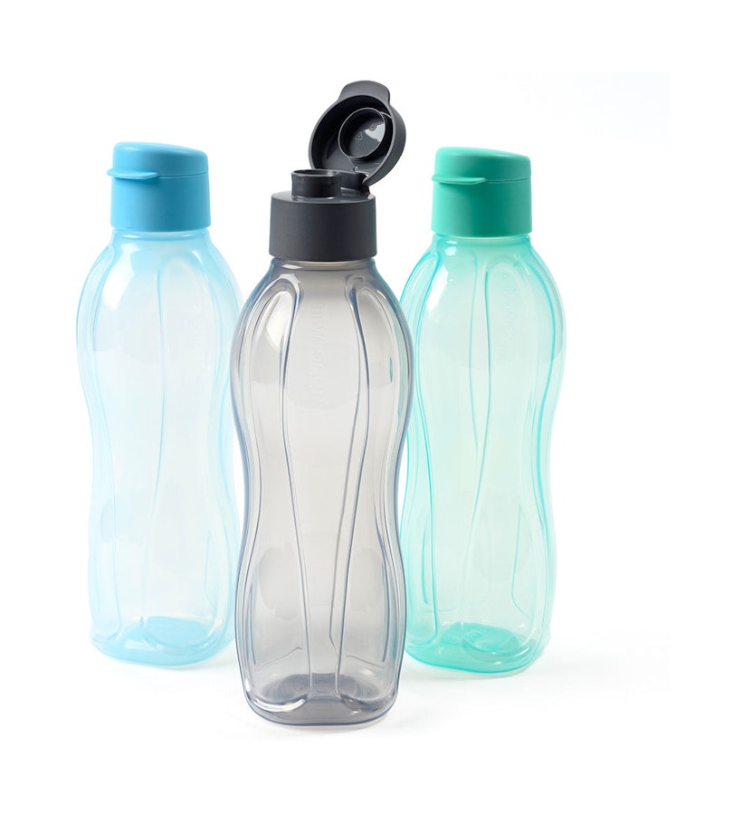 Tupperware Eco Bottle 750ml (Set of 3) Green/Blue/Grey Green/Blue/Grey