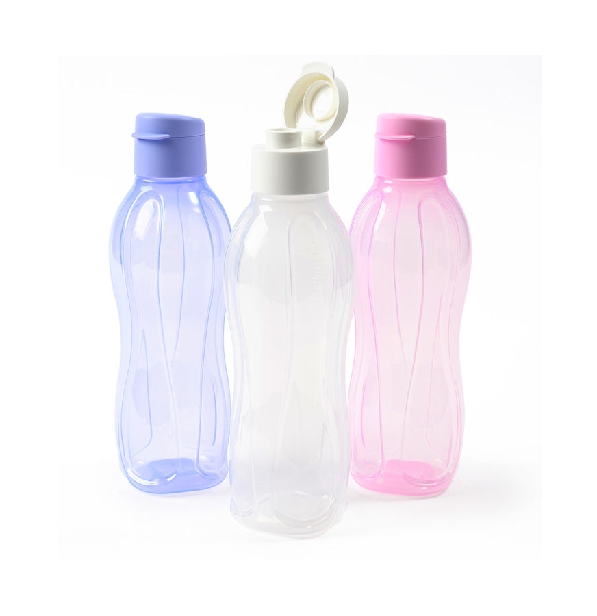 Tupperware Eco Bottle 750ml (Set of 3) White/Purple/Pink White/Purple/Pink