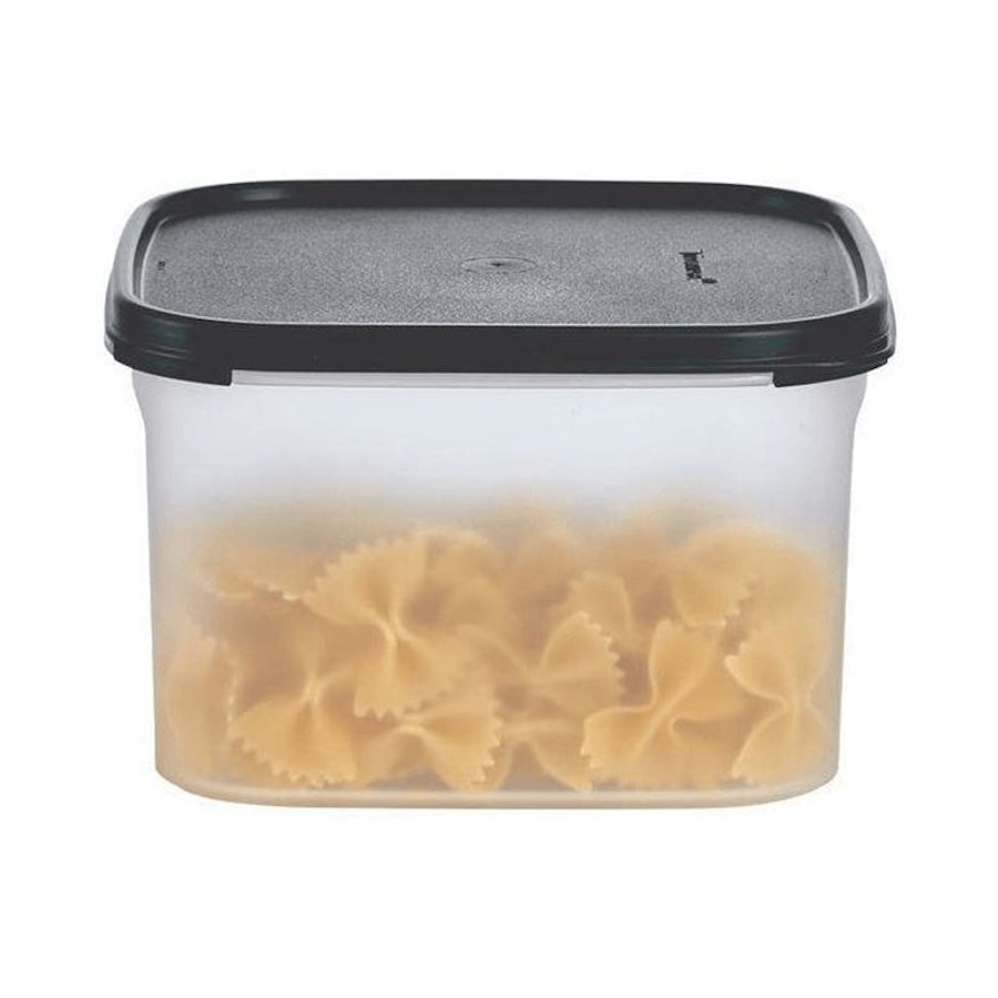 Tupperware Modular Mates Square #2 Black Black