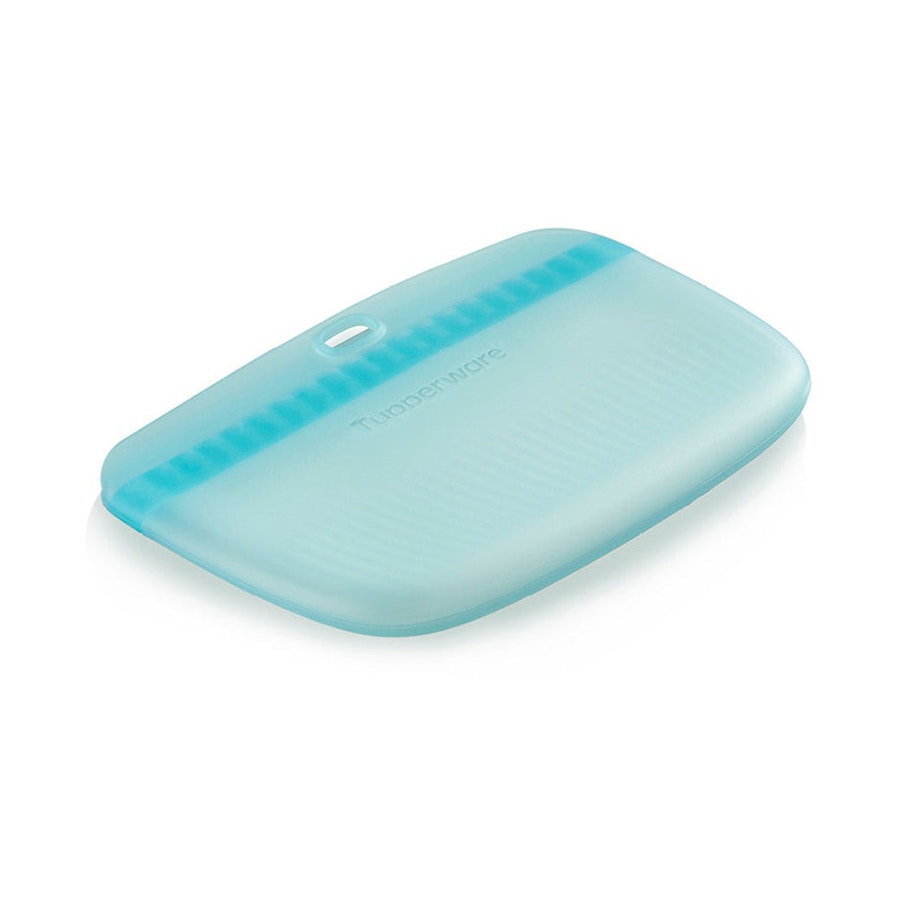 Tupperware Ultimate Silicone Slim Bag Small (Set of 4) Sheer Aquamarine Sheer Aquamarine