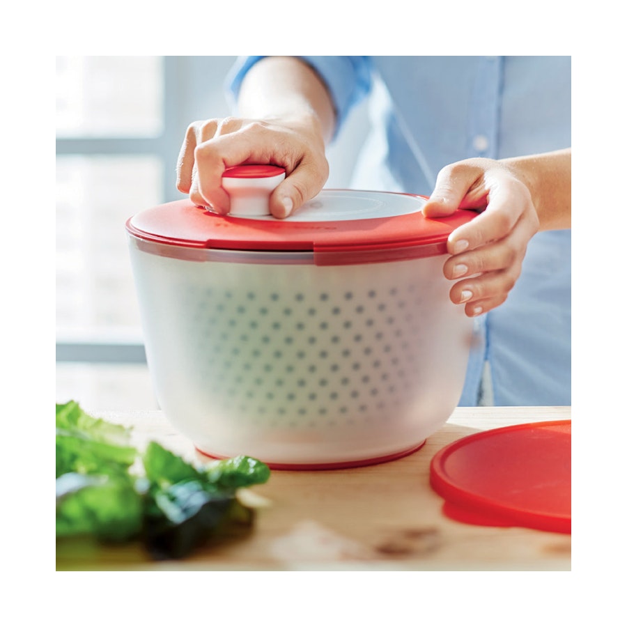 Tupperware Spinning Chef Red Red