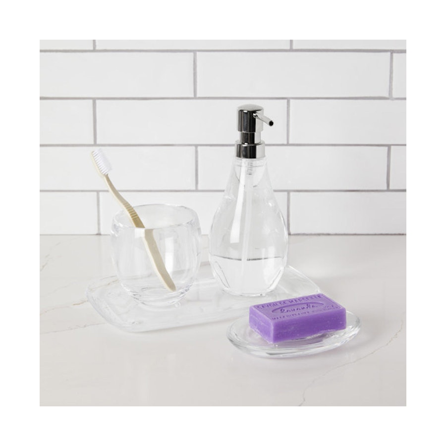 Umbra Droplet Tumbler/Toothbrush Holder Clear Clear