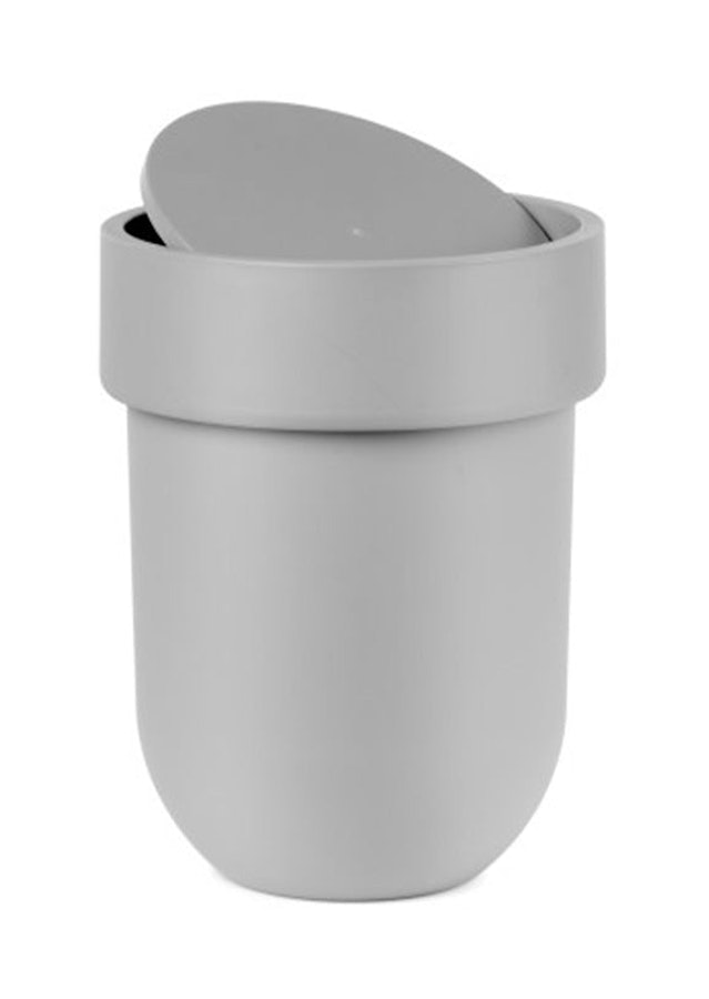 Umbra Touch Waste Can with Lid Grey Grey
