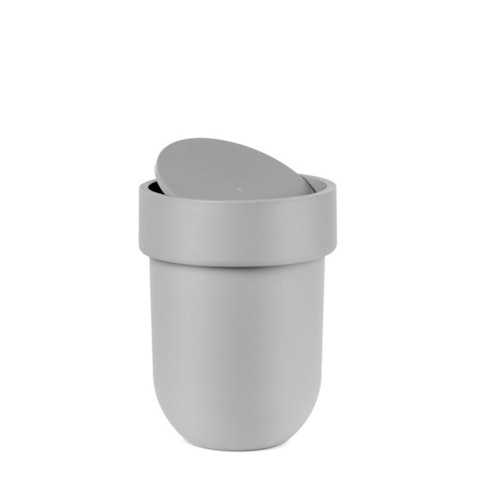 Umbra Touch Waste Can with Lid Grey