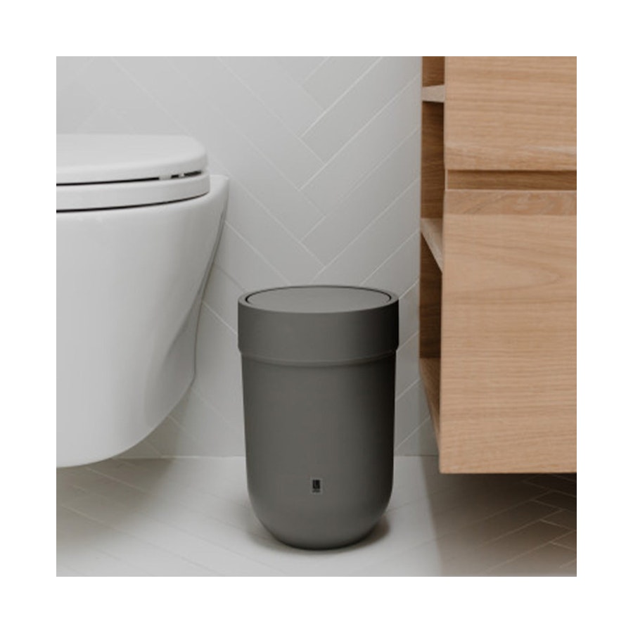 Umbra Touch Waste Can with Lid Grey Grey