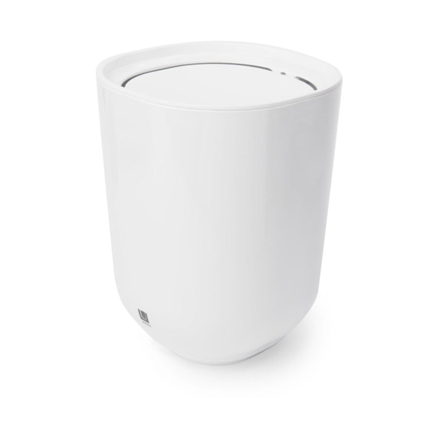 Umbra Step Trash Can with Lid (6.6L) White White