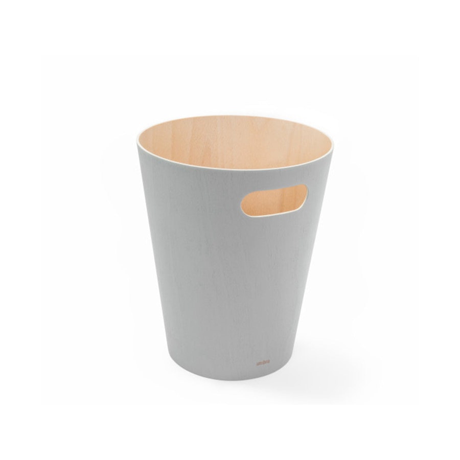 Umbra Woodrow Trash Can (7.5L) Grey Grey