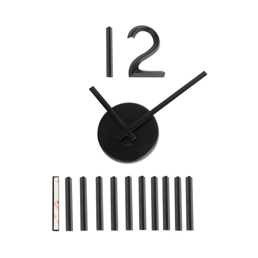 Umbra Blink Wall Clock Black Black